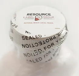 Medicine bottles shrink label